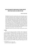 Giá trị cảm nhận của khách hàng tại thành phố Huế đối với dịch vụ bán lẻ đa kênh tích hợp