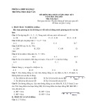 Đề thi học kì 1 môn Toán lớp 6 năm 2022-2023 có đáp án - Trường THCS Hải Vân