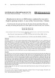 Metadiscursive devices in EMI lectures conducted by non-native English-speaking lecturers: A case at Duy Tan university, Vietnam