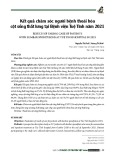 Kết quả chăm sóc người bệnh thoái hóa cột sống thắt lưng tại Bệnh viện Tuệ Tĩnh năm 2021