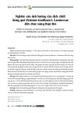 Nghiên cứu ảnh hưởng của dịch chiết húng quế Ocimum basilicum L. Lamiaceae đến chức năng thận thỏ