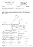 Đề thi Toán lớp 12 năm 2022-2023 (Lần 1) -Trường THPT Ngô Sĩ Liên, Bắc Giang