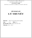 Giáo án lý thuyết Kế toán thương mại dịch vụ - Trường Cao đẳng Cơ điện xây dựng Việt Xô