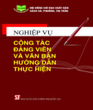 Văn bản hướng dẫn thực hiện nghiệp vụ công tác đảng viên: Phần 1