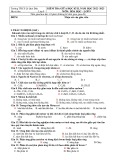 Đề thi giữa học kì 2 môn Hóa học lớp 9 năm 2022-2023 có đáp án - Trường THCS Lê Quý Đôn, Tiên Phước