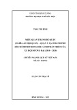 Luận văn Thạc sĩ Lịch sử Việt Nam: Miếu Quan Thánh Đế Quân (Nghĩa An Hội quán)- Quận 5, tại Thành phố Hồ Chí Minh trong bối cảnh phát triển của xã hội đương đại (giai đoạn 2010-2020)