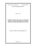 Luận án Tiến sĩ Cơ khí động lực: Nghiên cứu đánh giá độ tin cậy hệ thống phanh ô tô đặc chủng trong quá trình khai thác ở điều kiện Miền Bắc Việt Nam