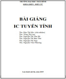 Bài giảng IC tuyến tính: Phần 2 - Trường Đại học Thái Bình