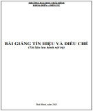 Bài giảng Tín hiệu và điều chế: Phần 2 - Trường Đại học Thái Bình