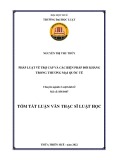 Tóm tắt Luận văn Thạc sĩ Luật học: Pháp luật về trợ cấp và các biện pháp đối kháng trong thương mại quốc tế