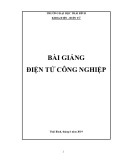 Bài giảng Điện tử công nghiệp - Trường Đại học Thái Bình