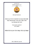 Tóm tắt Luận văn Thạc sĩ Luật học: Pháp luật về xử lý hành vi giả mạo nhãn hiệu thực phẩm chức năng, qua thực tiễn tại tỉnh Quảng Ngãi