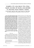 Nghiên cứu giải pháp tấn công mạng ảo hoá sử dụng ACK-Storm và phương pháp phòng chống