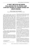 A unify method between collaborative filtering and content-based filtering based on graph model