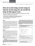 Khảo sát số ảnh hưởng của hàm lượng cốt thép dọc tới khả năng chịu cắt của dầm bê tông cốt thép ứng lực trước