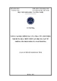 Luận án Tiến sĩ ngành Máy tính: Nâng cao độ chính xác của tra cứu ảnh theo nội dung dựa trên tiếp cận học đa tạp từ thông tin phản hồi của người dùng