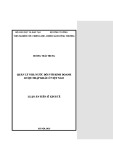 Luận án Tiến sĩ Kinh tế: Quản lý nhà nước đối với kinh doanh rượu nhập khẩu ở Việt Nam