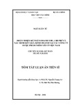 Tóm tắt Luận án Tiến sĩ Kế toán: Hoàn thiện kế toán doanh thu, chi phí và xác định kết quả kinh doanh tại các công ty dược phẩm niêm yết ở Việt Nam