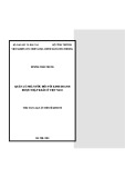 Tóm tắt Luận án Tiến sĩ Kinh tế: Quản lý nhà nước đối với kinh doanh rượu nhập khẩu ở Việt Nam
