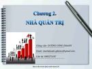 Bài giảng Quản trị kinh doanh: Chương 2 - Dương Công Doanh