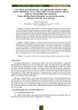 Các nhân tố ảnh hưởng tài chính học hành vi đến quyết định đầu tư cá nhân trên sàn giao dịch chứng khoán thành phố Hồ Chí Minh