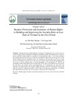 Tôn trọng, bảo vệ, bảo đảm quyền con người trong xây dựng, hoàn thiện Nhà nước pháp quyền xã hội chủ nghĩa Việt Nam trong giai đoạn mới