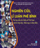 Nghiên cứu phê bình văn học dân tộc thiểu số Việt Nam thời kì hiện đại: Phần 1