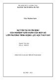 Tóm tắt Luận án Tiến sĩ Toán học: Sự tồn tại và ổn định của nghiệm tuần hoàn của một số lớp phương trình động lực học thủy khí