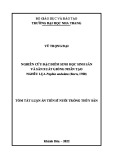 Tóm tắt Luận án Tiến sĩ Nuôi trồng thủy sản: Nghiên cứu đặc điểm sinh học sinh sản và sản xuất giống nhân tạo nghêu lụa Paphia undulata (Born, 1780)