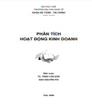 Giáo trình Phân tích hoạt động kinh doanh: Phần 2 - TS. Trịnh Văn Sơn