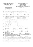 Đề thi học kì 1 môn Vật lí lớp 10 năm 2022-2023 - Trường THPT Chương Mỹ A