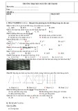 Đề thi giữa học kì 1 môn Toán lớp 6 năm 2022-2023 - Trường TH&THCS Nguyễn Chí Thanh