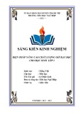 Sáng kiến kinh nghiệm Tiểu học: Biện pháp nâng cao chất lượng giờ dạy Đọc cho học sinh lớp 2