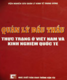 Thực trạng ở Việt Nam và kinh nghiệm quốc tế và quản lý đấu thầu: Phần 2