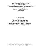 Giáo trình Lý luận chung về nhà nước và pháp luật: Phần 2 - GS. TS Võ Khánh Vinh