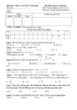 Đề thi học kì 2 môn Toán lớp 8 năm 2022-2023 có đáp án - Trường THCS Nguyễn Văn Bánh (Đề 1)