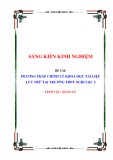 Sáng kiến kinh nghiệm THPT: Chỉnh lý tài liệu Lưu trữ tại Trường THPT Nghi Lộc 2