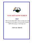 Sáng kiến kinh nghiệm THPT: Một số giải pháp nhằm nâng cao hiệu quả công tác quản lý và sử dụng cơ sở vật chất ở trường THPT Đô Lương 4, Tỉnh Nghệ An