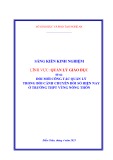 Sáng kiến kinh nghiệm THPT: Đổi mới công tác quản lý trong bối cảnh chuyển đổi số hiện nay ở trường THPT vùng nông thôn