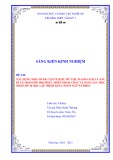 Sáng kiến kinh nghiệm THPT: Xây dựng một số bài tập về kiểu dữ liệu danh sách và xâu kí tự nhằm hỗ trợ phát triển phẩm chất và năng lực học sinh lớp 10 học lập trình bằng ngôn ngữ Python