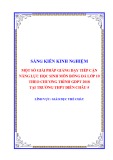 Sáng kiến kinh nghiệm THPT: Một số giải pháp giảng dạy tiếp cận năng lực học sinh môn bóng đá lớp 10 theo chương trình GDPT 2018 tại trường THPT Diễn Châu 5