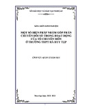 Sáng kiến kinh nghiệm THPT: Một số biện pháp nhằm góp phần chuyển đổi số trong hoạt động của tổ chuyên môn ở trường THPT Hà Huy Tập