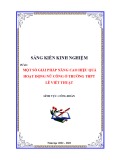 Sáng kiến kinh nghiệm THPT: Một số giải pháp nâng cao hiệu quả hoạt động nữ công ở trường Trung học phổ thông Lê Viết Thuật