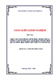 Sáng kiến kinh nghiệm THPT: Một số giải pháp giúp học sinh lớp 12 nâng cao năng lực giải bài toán liên quan đến đọc hiểu đồ thị của hàm số