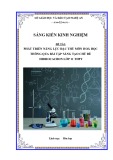 Sáng kiến kinh nghiệm THPT: Phát triển năng lực đặc thù môn Hóa học thông qua bài tập sáng tạo chủ đề Hidrocacbon lớp 11 THPT