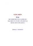 Sáng kiến kinh nghiệm THPT: Một số biện pháp nâng cao hiệu quả hoạt động của tổ chức Công đoàn tại trường THPT Tương Dương 1