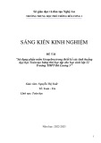 Sáng kiến kinh nghiệm THPT: Sử dụng phần mềm Geogebra trong thiết kế các tình huống dạy học Toán tạo hứng thú học tập cho học sinh lớp 12 Trường THPT Đô Lương 3