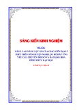 Sáng kiến kinh nghiệm THPT: Nâng cao năng lực số của giáo viên Địa lí THPT trên bàn huyện Nghi Lộc để đáp ứng yêu cầu chuyển đổi số và đa dạng hóa hình thức dạy học