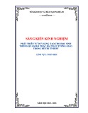 Sáng kiến kinh nghiệm THPT: Phát triển tư duy sáng tạo cho học sinh thông qua khai thác bài toán tương giao trong đề thi TNTHPT