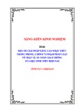 Sáng kiến kinh nghiệm THPT: Một số giải pháp nâng cao nhận thức trong cao nhận thức trong phòng, chống vi phạm pháp luật về trật tự, an toàn giao thông của học sinh THPT hiện nay